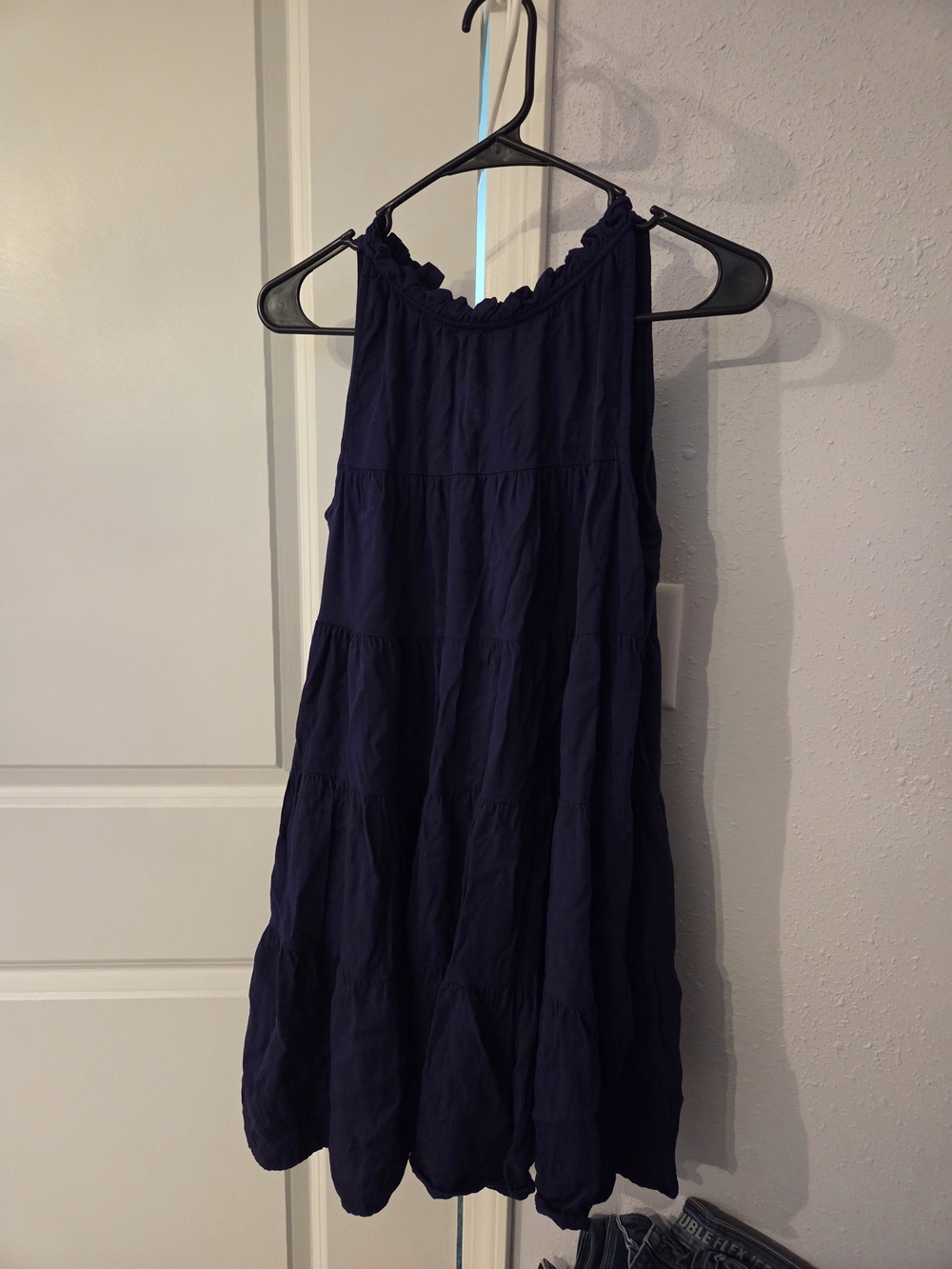 Navy Blue Tiered Sundress